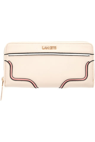 Beige Geldbörse mit farbigen CURSAL-Händedetails