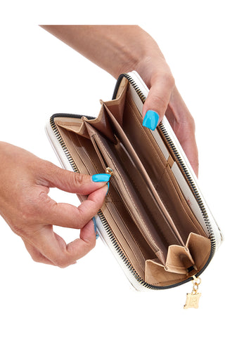 Portafoglio Bianco Laura Biagiotti FLORIST