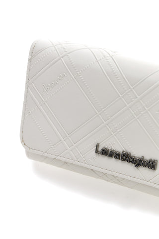 Portafoglio bianco con bottone LAURA BIAGIOTTI 511-68