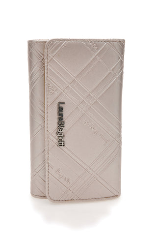 Portafoglio platino con bottone LAURA BIAGIOTTI 511-68