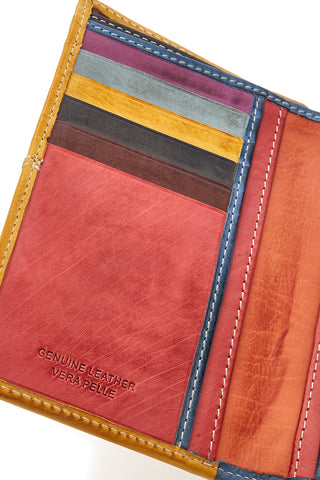 Mehrfarbige Geldbörse mit Reißverschluss und Fächern Naj-oleari 2438