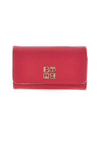 Fuxia Geldbörse mit goldenem Logo Laura biagiotti LB26S-500-68
