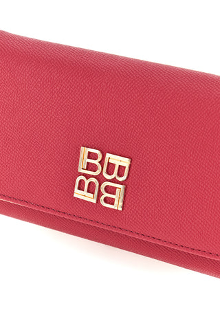Fuxia Geldbörse mit goldenem Logo Laura biagiotti LB26S-500-68