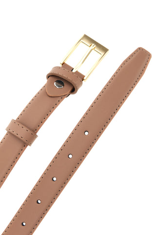Brauner Gürtel mit Schnalle First Lady WIS 0149 C
