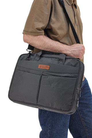 Graue Metropolitan Indigenous Laptoptasche