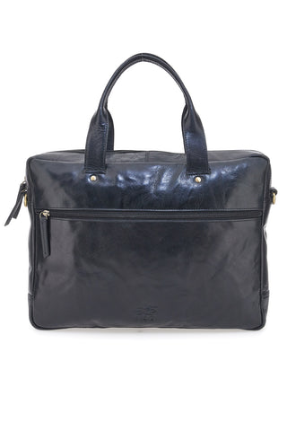 Aktentasche aus Leder NBG 333-1 Schwarz