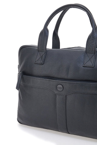 Ventiquattrore Nera Porta Pc Con Cerniera Gian Marco Venturi Business