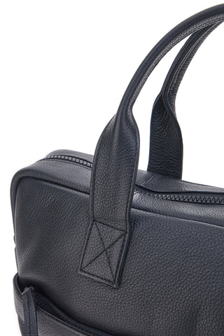 Ventiquattrore Nera Porta Pc Con Cerniera Gian Marco Venturi Business