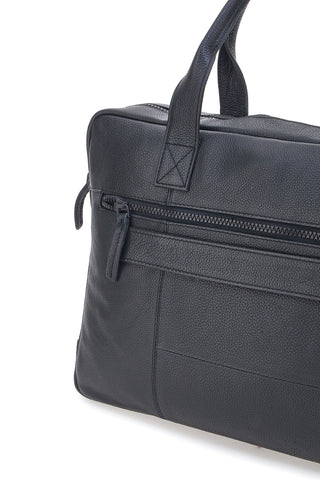 Ventiquattrore Nera Porta Pc Con Cerniera Gian Marco Venturi Business