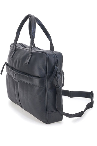 Ventiquattrore Nera Porta Pc Con Cerniera Gian Marco Venturi Business