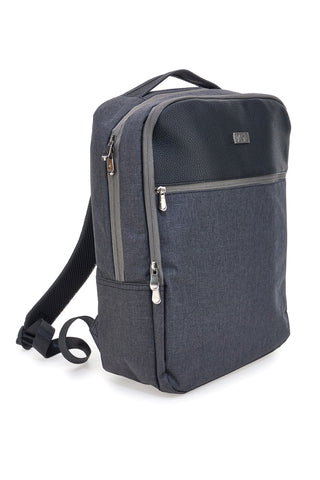 Basile grau Rucksack mit mehreren Taschen BA21PE152