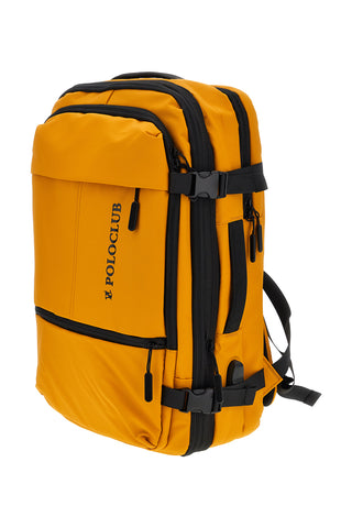 Zaino giallo espandibile con porta pc Polo Club SAC PC Z906B