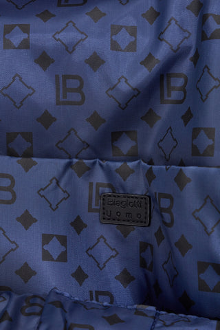 Zaino nero con tasca frontale verticale Biagiotti MOI LB25W-464/1/Z