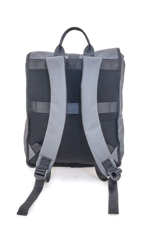 Zaino grigio con chiusura roll top Route 66 62141/SETRR/L