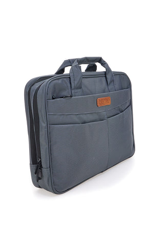 Metropolitan Indigenous graue Aktentasche mit verstellbarem Schultergurt IM-21365