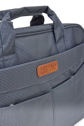 Metropolitan Indigenous graue Aktentasche mit verstellbarem Schultergurt IM-21365