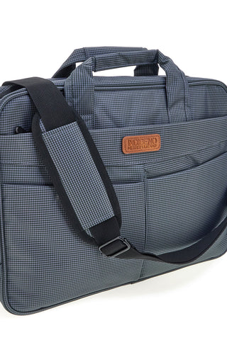 Metropolitan Indigenous graue Aktentasche mit verstellbarem Schultergurt IM-21365