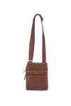 Basile 2660 Braune Echtledertasche
