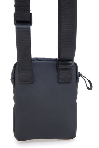 Schwarze Tasche mit verstellbarem Schultergurt Baumwollgürtel K19-017-B059