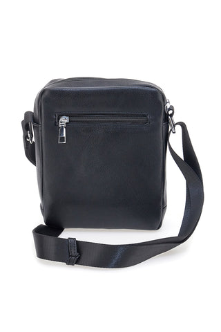 Borsello nero con tracolla regolabile Cotton belt K19-026-B052