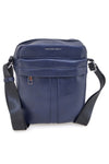 Blaue Tasche mit verstellbarem Schultergurt Baumwollgürtel K19-026-B052
