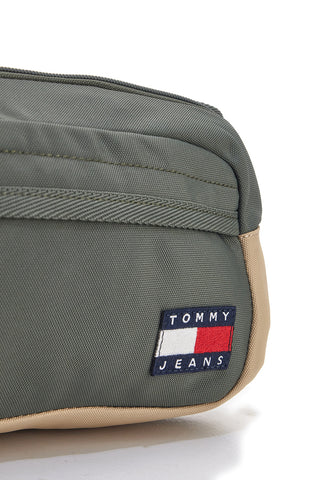 Marsupio con Doppia Cerniera TOMMY DAILY BUMBAG Verde