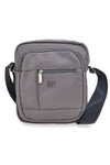 Black Shoot BS17-4 graue Schultertasche mit Vordertaschen