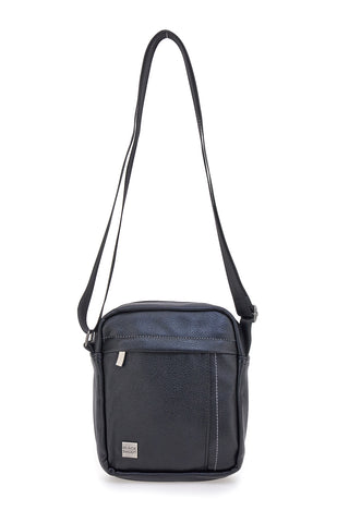 Schwarze Shoot BS522-1 Schultertasche mit Vordertaschen