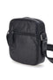 Borsello a tracolla nero compatto con zip frontale Black Shoot BS2355/T