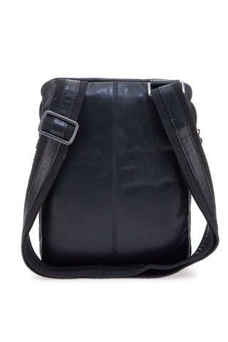 Schwarze Shoot BS2660/T Kompakte Doppelreißverschluss-Tasche