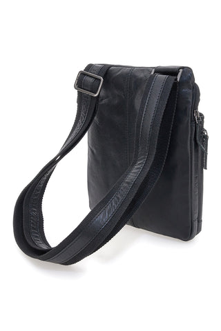 Schwarze Shoot BS2660/T Kompakte Doppelreißverschluss-Tasche