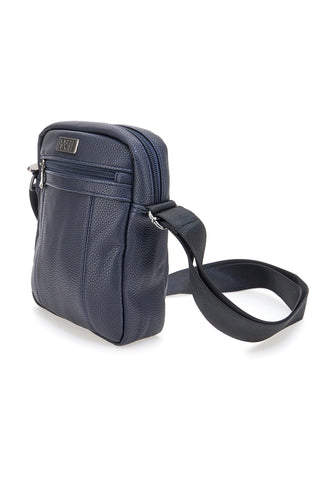 Borsello a tracolla blu effetto martellato Basile BASILE BA520-1