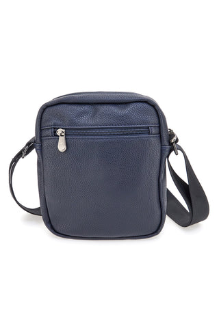 Borsello a tracolla blu effetto martellato Basile BASILE BA520-1