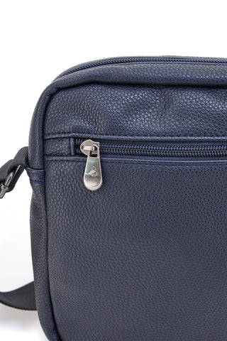 Borsello a tracolla blu effetto martellato Basile BASILE BA520-1