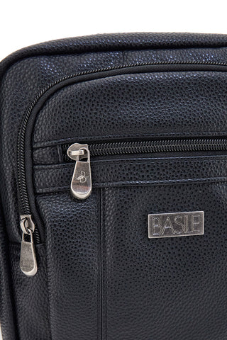Borsello a tracolla nera effetto martellato Basile BASILE BA520-4