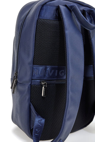 Zaino blu tasca frontale doppio scomparto Navigare BAG899-5