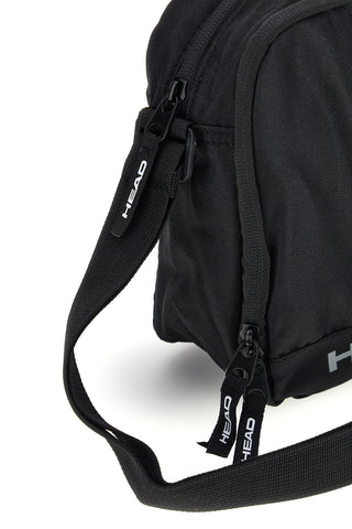 Borsello nero con zip Head HRP010-910