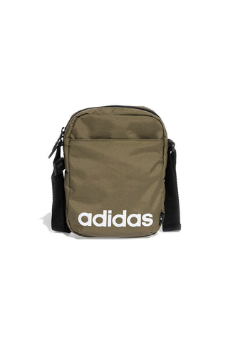 Borsa a tracolla verde con logo stampato Adidas LINEAR ORG