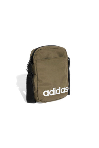 Adidas LINEAR ORG Schultertasche mit grünem Logoprint