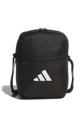 Schwarze Adidas ESS ORGANIZER Logo-Schultertasche