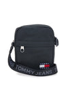 Schwarze Tommy Jeans Logo-Schultertasche TOMMY DAILY REPORTER