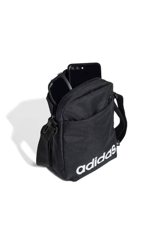 Schwarze Umhängetasche Adidas Linear Org