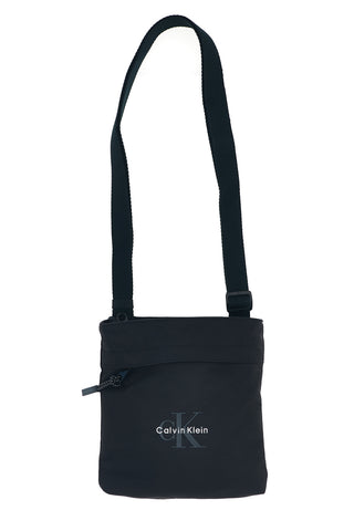Calvin klein 3178 schwarze Tasche mit verstellbarem Schulterriemen
