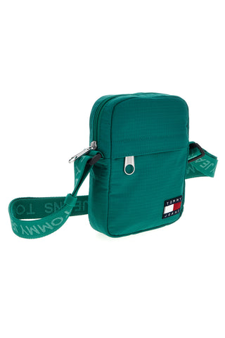 Borsello verde con logo Tommy jeans 14211