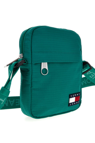 Borsello verde con logo Tommy jeans 14211