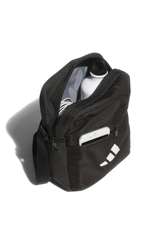 Borsello nero a tracolla con tasca frontale Adidas Ess organizer