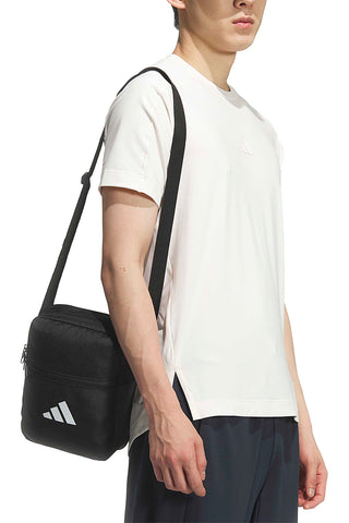 Borsello nero a tracolla con tasca frontale Adidas Ess organizer