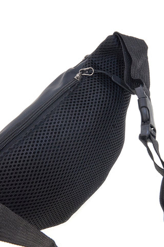 Schwarze Gürteltasche mit Reißverschlusstaschen Indigeno metropolitan 8159-A