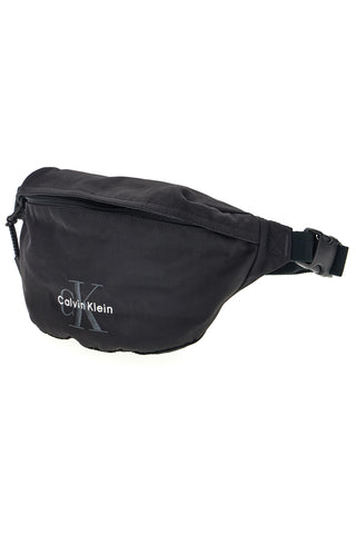 Marsupio Nero in Tessuto con Logo Calvin Klein CK3116