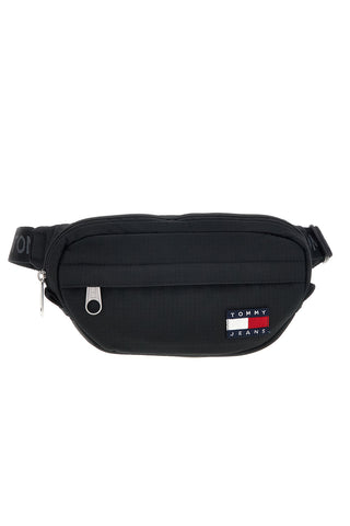Marsupio nero con logo Tommy jeans 14280